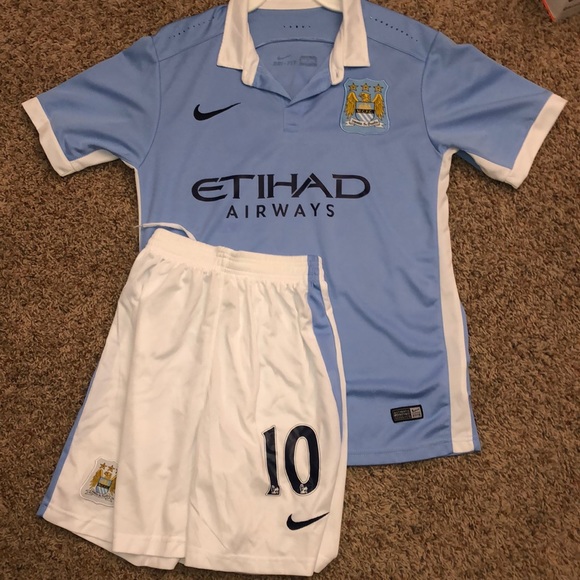 Nike Other - Nike Etihad Ariways jersey and matching shorts set